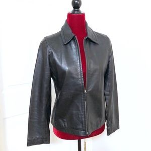 Coach Black Leather Jacket (Authentic)